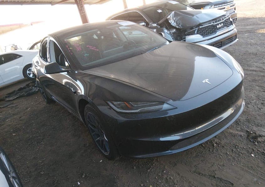 Black Tesla source photo before Autowalk