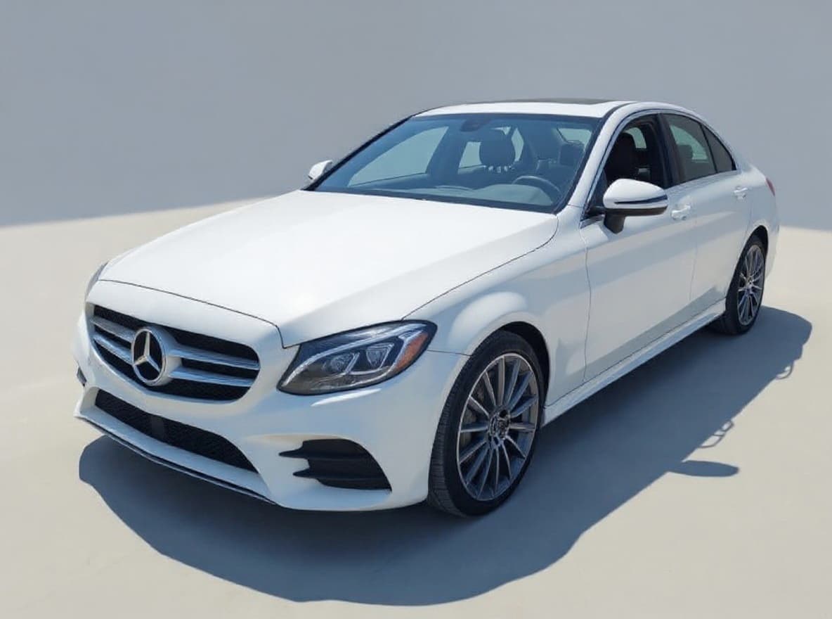 Autowalk generated Mercedes-Benz C300 rear angle for listing coverage